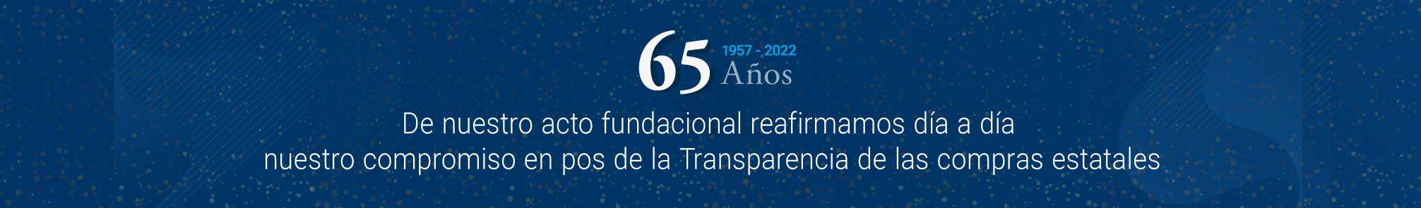 Banner aniversario 65 años